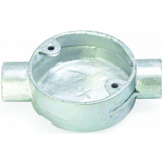 20mm Galv Through Box