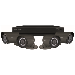 ESP 4Ch 4MP 1TB 4 Bullet Cam Grey