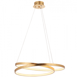  suspended from subtle clear cables that are height adjustable.  The impressive loop design is an am