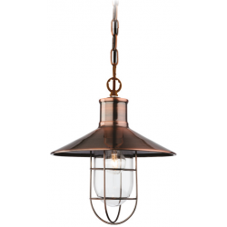 Firstlight Crescent Pendant Antique Copper
