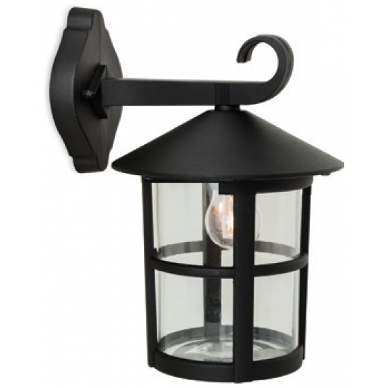 Firstlight 2356BK Lantern Wall E27 60W