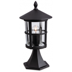 Firstlight 2357BK Lantern Pillar E27 60W