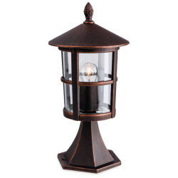 Firstlight 2357BZ Lantern Pillar E27 60W