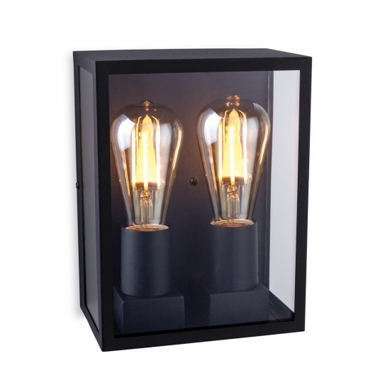 Firstlight 2818BK Wall Light E27 60W