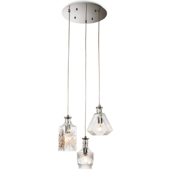 Firstlight 3450CH Pendant E14 3x40W