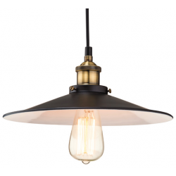 Firstlight Empire Pendant Blk - Ant/Br