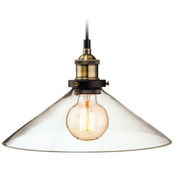 Firstlight Empire Ant/Br Clear Glass