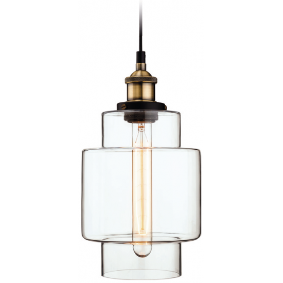 Firstlight 3475AB Empire Pendant E27 60W