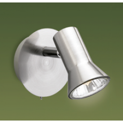 Magum Single spot Brushed Steel