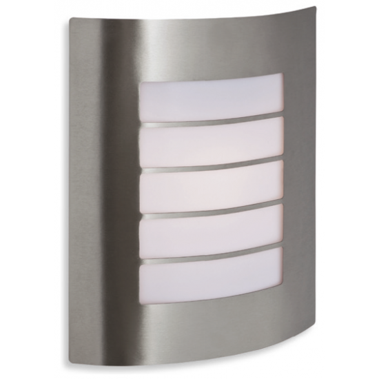 Firstlight 6408ST Wall Light E27 60W S/S