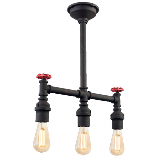 Firstlight 7636RBK Factory W/Lgt 3x40W