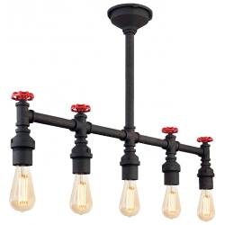 Firstlight 7637RBK Factory W/Lgt 5x40W