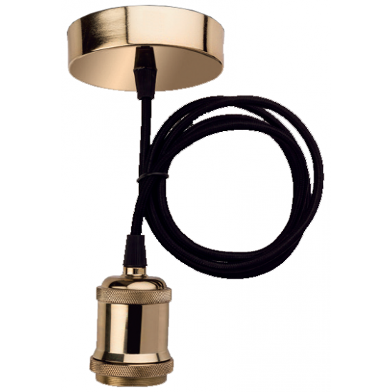 Firstlight 7681BR Pend Kit E27 60W Brs