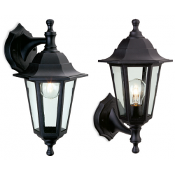 Firstlight 8349BK Lantern E27 60W Black