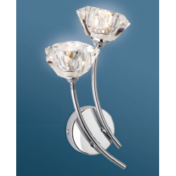 Firstlight 8363CH Wall Light 2x40W Ch