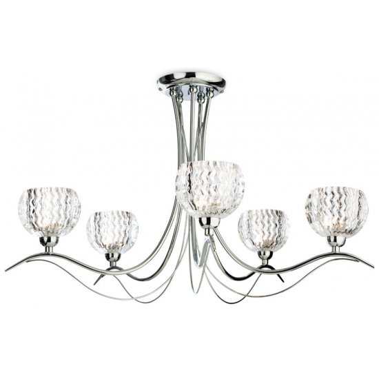 Firstlight 8620CH Luminaire & G9 5x33W