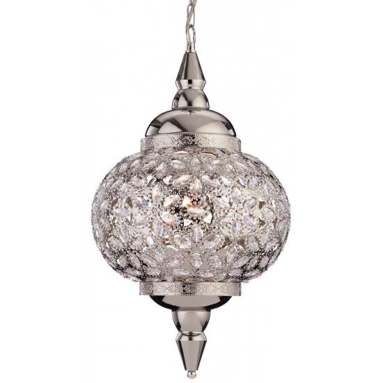 Firstlight 8648CH Taj Pendant E27 60W