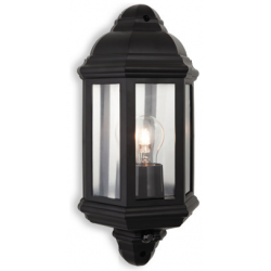 Firstlight Park Half Lantern PIR Black
