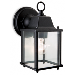 Firstlight 8666BK Lantern Wall E27 60W