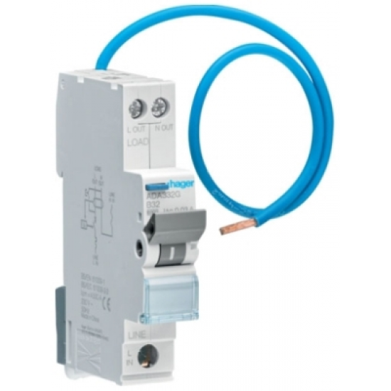 RCBO 1P 6kA B-20A 30mA Type A 1M