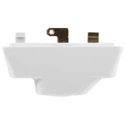 3 Pin Plug White