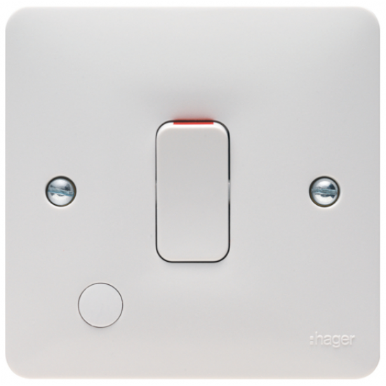 20A Double Pole Switch with Flex Outlet
