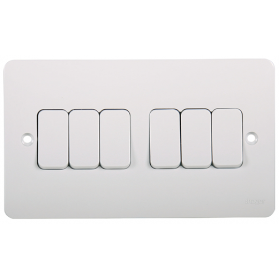 10AX 6G 2W WALL SWITCH