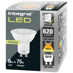 Integral ILGU10DC117 LED PAR16 6W Whi