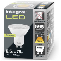 Integral ILGU10NC114 LED PAR16 6.5W Whi
