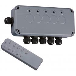 ML wall mountable 13A 5 way remote switch box