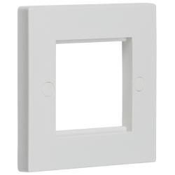ML 2G modular faceplate suitable for mounting 2 x