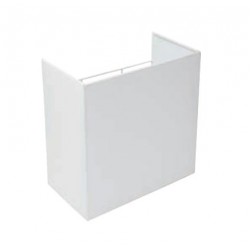 Project SH-US-C Half Square E27 White Wire Frame