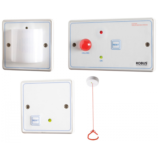 Robus Disabled Persons Toilet Alarm Kit [White]