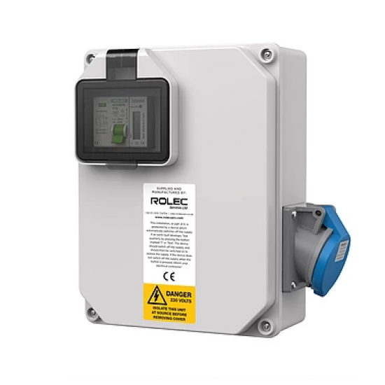 Rolec Hook Up 1 x 32A Interlocked 1 x 32A RCBO Met