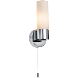 Pure 1lt wall IP44 40W SW - chrome plate