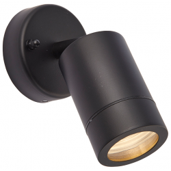 Palin GU10 1lt Spot Wall Matt Black