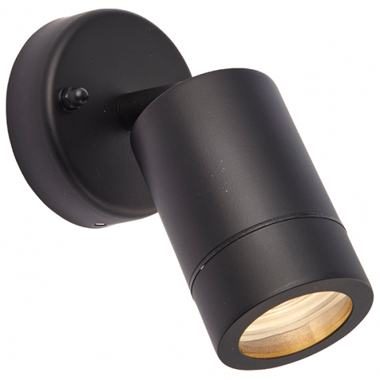 Palin GU10 1lt Spot Wall Matt Black