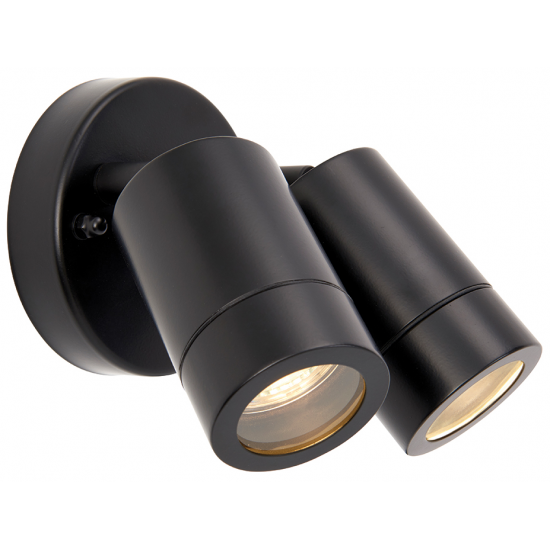 Palin GU10 2lt Spot Wall Matt Black