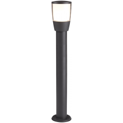 ALUMINIUM TUCSON 1 POST LIGHT, POLYCARBONATE SHADE