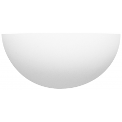WHITE PLASTER UPLIGHTER WHICH IS PAINTABLE (DIAMETER 30)
