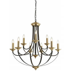 BELFRY 9LT PENDANT, DARK BRONZE & BROWN
