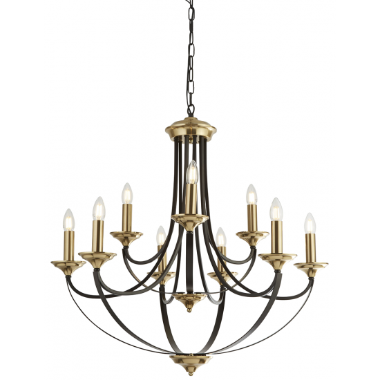BELFRY 9LT PENDANT, DARK BRONZE & BROWN