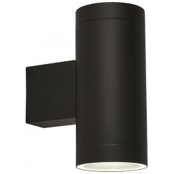 2LT OUTDOOR UP DOWN LIGHT WITH DUSK TILL DAWN SENSOR, BLACK
