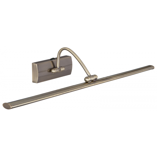 ANTIQUE BRASS 81 LED PICTURE LIGHT WITH ADJUSTABLE HEAD
