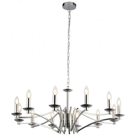Ascot 12Lt Pendant- Chrome