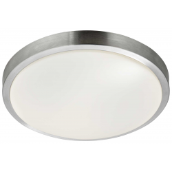 Zurich LED Flush  -  Aluminium & Acrylic Shade, IP