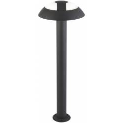 Mushroom Outdoor Post  - Dark Grey & Opal Polycarb