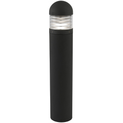 Bronx Outdoor Post- Black Metal & Polycarbonate