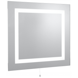 Bathroom LED Rectangular Mirror  -  Mirrored Glass