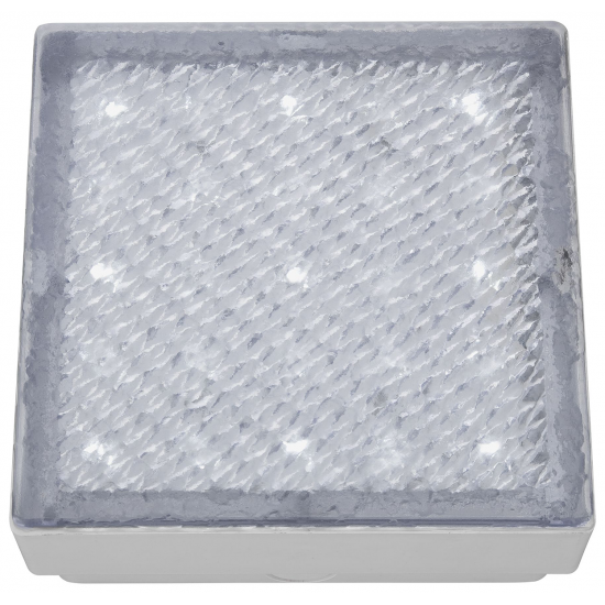 Walkover Outdoor Recessed - White Metal & Polycarb